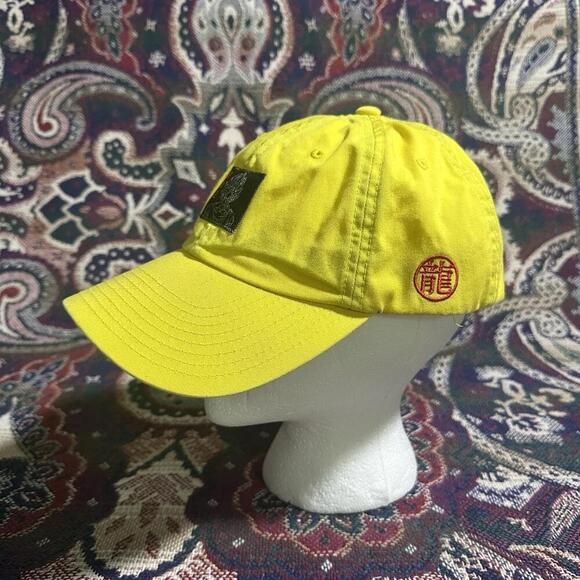 Primitive Skateboarding x Dragon Ball Z Super Saiyan Goku Snapback Hat Yellow OS - Picture 6 of 7